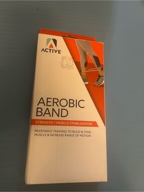 Active USA Aerobic Band - Orange and White Packaging